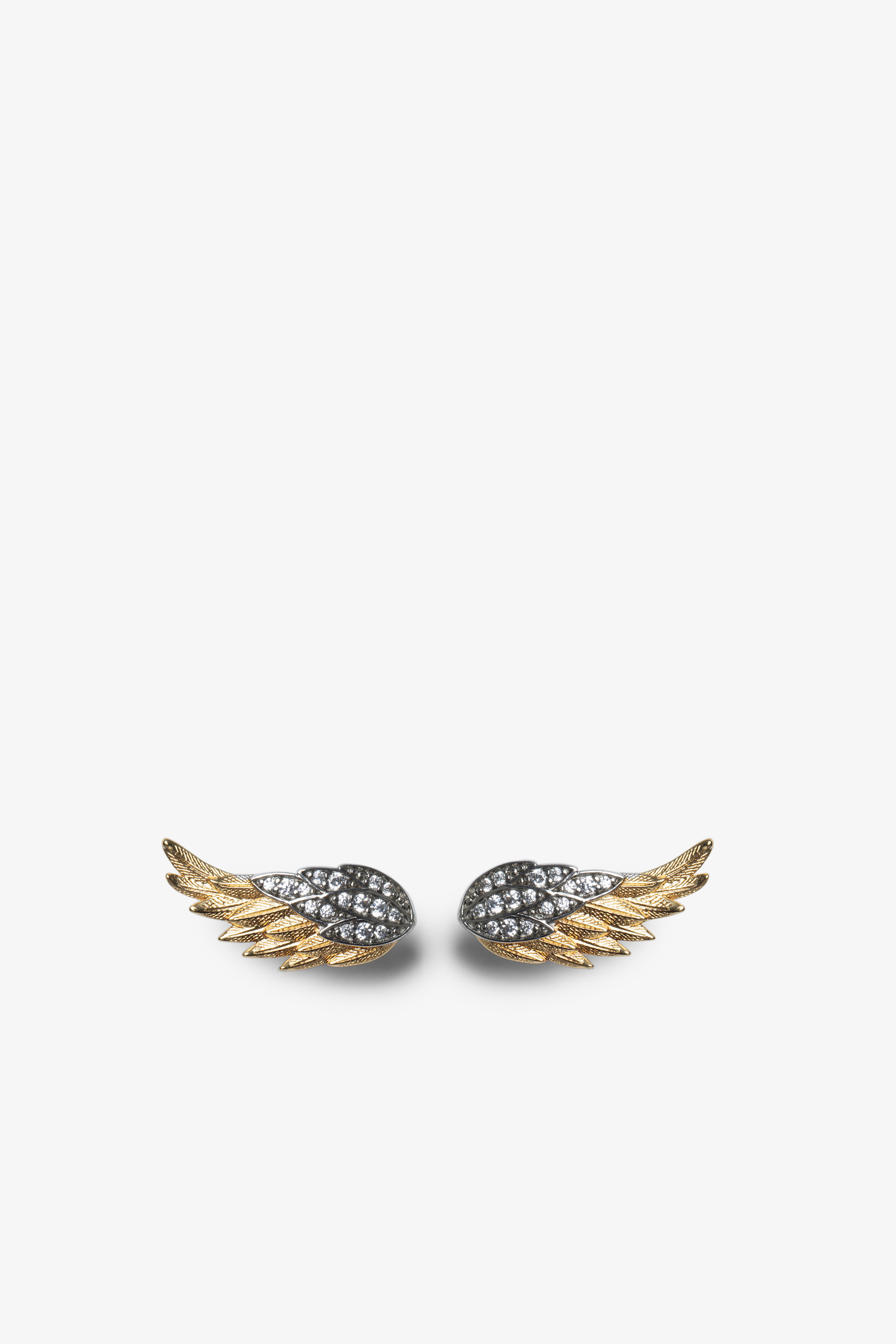 Rock Feather Earring